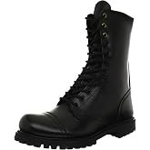 Corcoran 985 Unlined Side Zipper Jump Boot, Men's 10" Spit-Shineable Leather, Oil-Resistant Outsole
