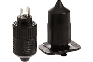 Scotty #2125 12V Downrigger & Puller Receptacle and Plug from Marinco