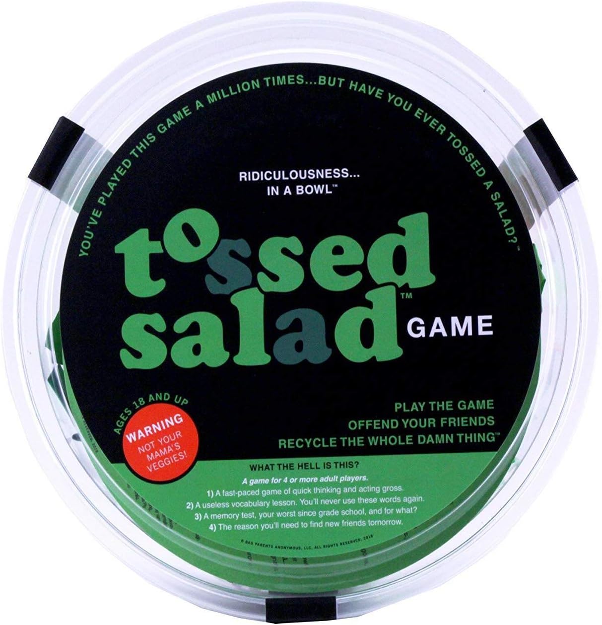 Cheatwell Games Tossed Salad, 10.13 x 3.03 x 10.13 inches