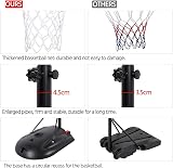 Yaheetech Portable Basketball Hoop Height Adjustable Freestanding Stand 217-277 view 6