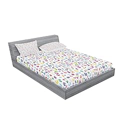 Ambesonne ABC Fitted Sheet & Pillow Sham