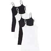 4 Pack Active Basic Women's Basic Tank Tops