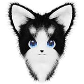 HAOAN Animal Furry Fursuit Head Mask Plush Cat Fox Mask Costume Props for Halloween Cosplay Party