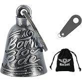 Dream Apparel Motorcycle Bells for Bikers Guardian Angel Gremlin Motorcycle Bells for Motorcycle Rider Key Chain for Luck