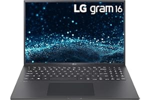 LG gram 16 Inch Lightweight Laptop with 16:10 IPS WQXGA (2560 x 1600) Display, 16Z95P-K.AP78A8, i7-1195G7 | 16GB RAM | 1TB SS