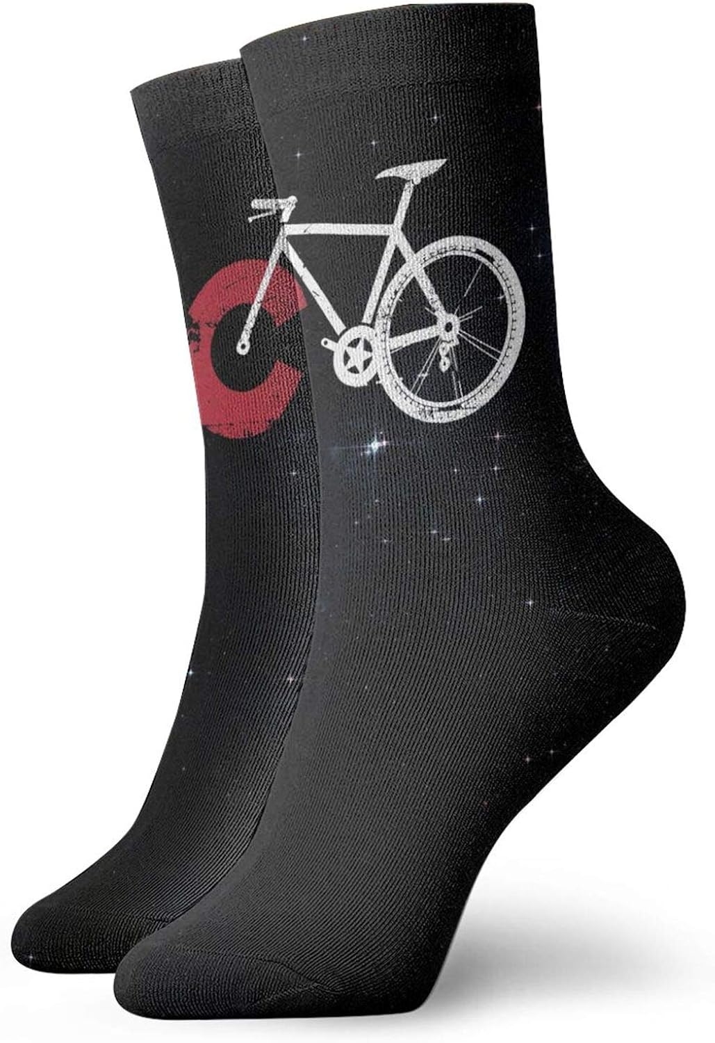 Colorado Mountain Bike Men And Women Sports Socks Moisture Wicking Fun Sports Socks