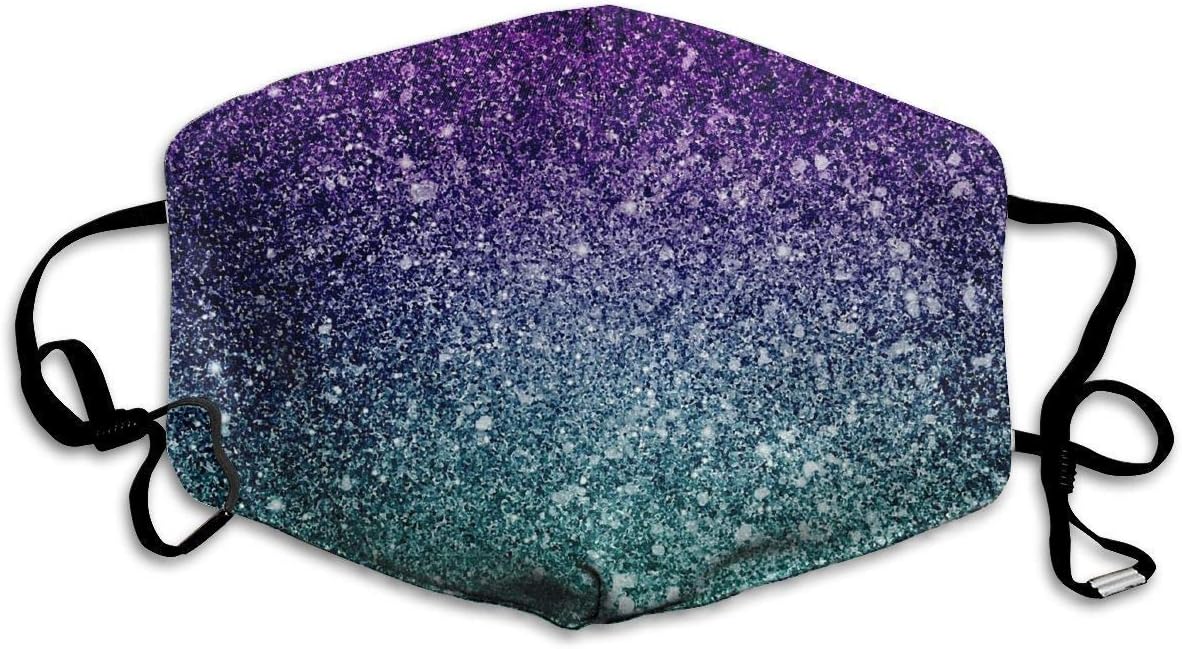 Vbnbvn Face Mouth Mask,Men Women Kids Fashion Pollution Dust Mask Protection from Exhaust Gas Anti Reusable Environmentally Friendly PM2.5 Sparkling Mermaid Scales Mouth M