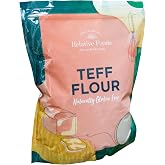 Relative Foods Brown Teff Flour, Gluten-Free, 5 lb | USA-grown ancient-grain teff flour that is naturally gluten-free, non-GMO and vegan for baking and cooking.