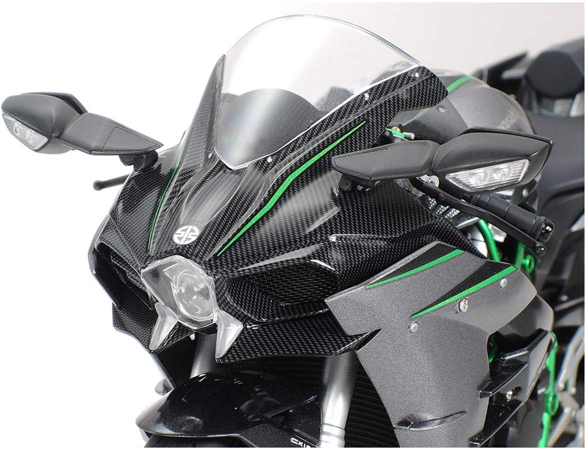 Tamiya Kawasaki Ninja H2 Carbon 1:12 Plastic Model Kit 14136, Multicolor - Image 5