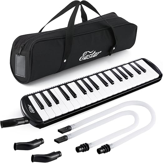Eastar 37 Key Melodica Instrument with Mouthpiece Air Piano Keyboard