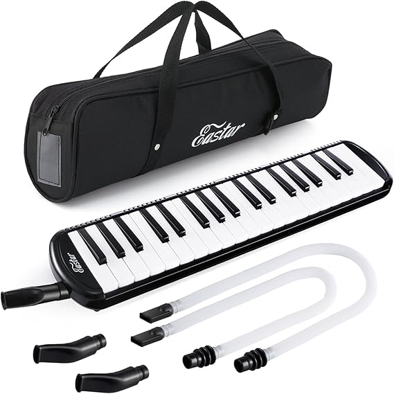 Eastar 37 Key Melodica Instrument with Mouthpiece Air Piano Keyboard