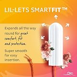 Lil-Lets Non-Applicator Lite Tampons 96/12 Packs Light Flow SmartFit view 4