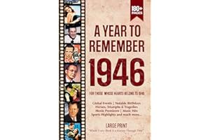 A Year To Remember 1946 History Book: A Nostalgic Tribute for the Radio Babies with Heartfelt Memories of 1946 – An Ideal Gift for Birthdays, Anniversaries, and Special Occasions