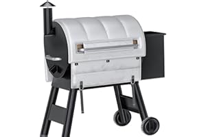 JCLMER Grill Insulation Blanket for Traeger Pro 575, Traeger Pro 22, Pro 20 Series,Lil' Tex Elite, Pellet Smoker Grill Blanket Compatible with BAC344 BAC626 for Winter Cooking BBQ Smoker Blanket