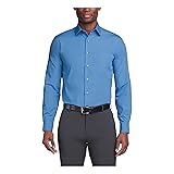 Van Heusen Men's Dress Shirt Regular Fit Poplin