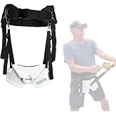 Gaffer Wide Body Adjustable Fishing Belt - Stand-Up Rod Holder | Offshore Fighting Harness, Adjustable Rod Holder, EVA Padding, Neoprene Back Support, ABS Gimbal, Stainless Steel Locking Pin