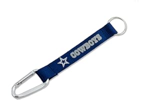 aminco NFL unisex-adult Carabiner Lanyard Keychain