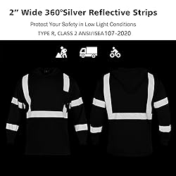VENDACE 3pcs Safety Reflective High Visibility Long