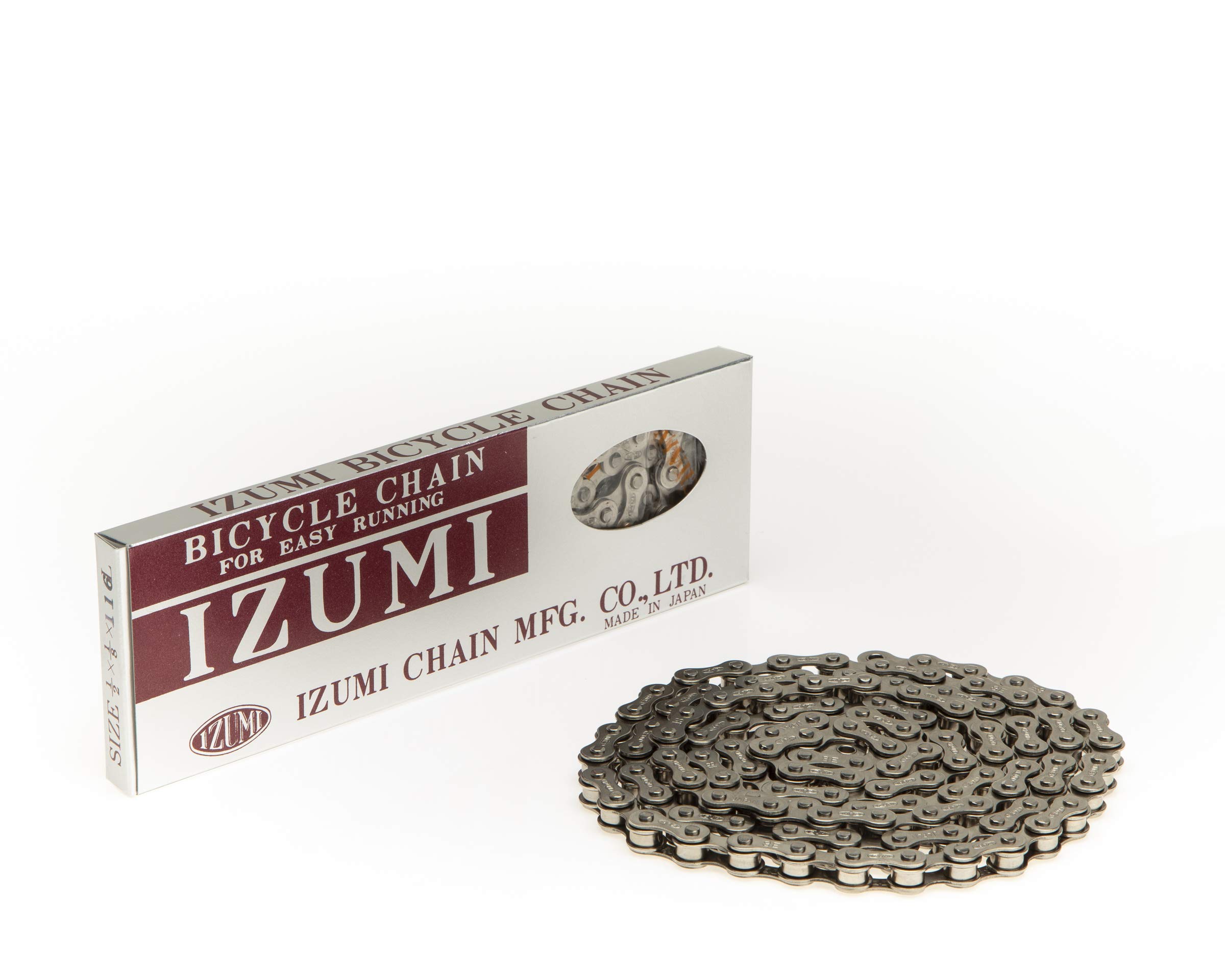 Izumi Standard Track/Fixed Chain 1/8 x 1/2 (116 Links), Silver