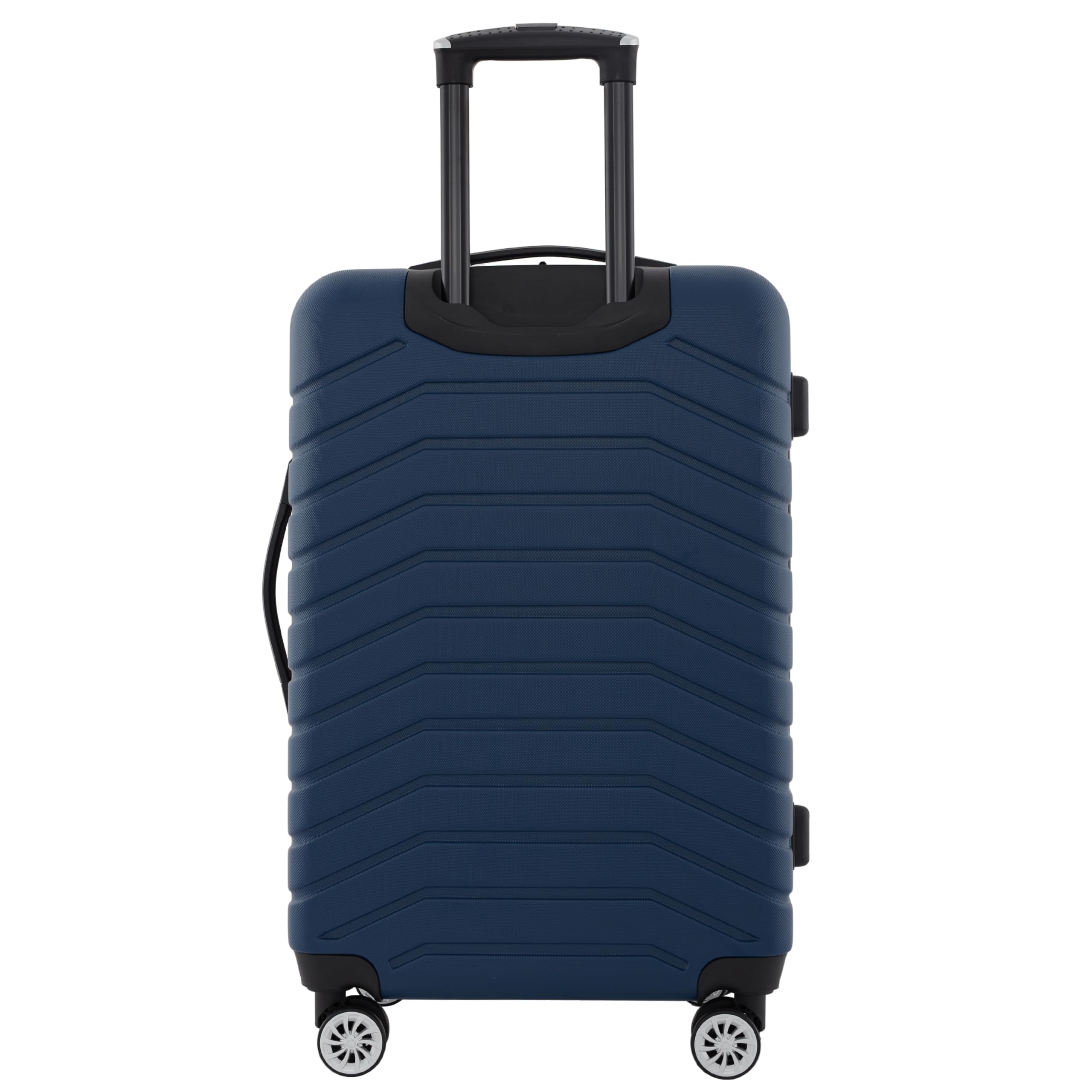 Wrangler Tahoe 3 Piece Spinner Luggage Set, Poseidon Blue, 20 x 12 x 18.5 inches