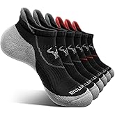 BULLIANT Women Ankle Socks, Active Low-Cut Sock Cushioned Footbed Arch Support for Running Walking Sneakers