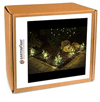 5x Tanne mit LED beleuchtet für Blumenkasten Garten Deko Weihnachten von Gartenpirat®