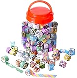 85 Rolls Washi Tapes,MINI Decorative Washi Masking Tape for Scrapbooking Office Party Supplies and Gift Wrapping