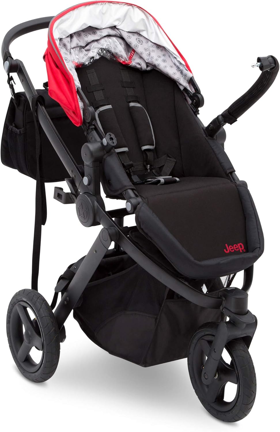 jeep jogging stroller with steering wheel