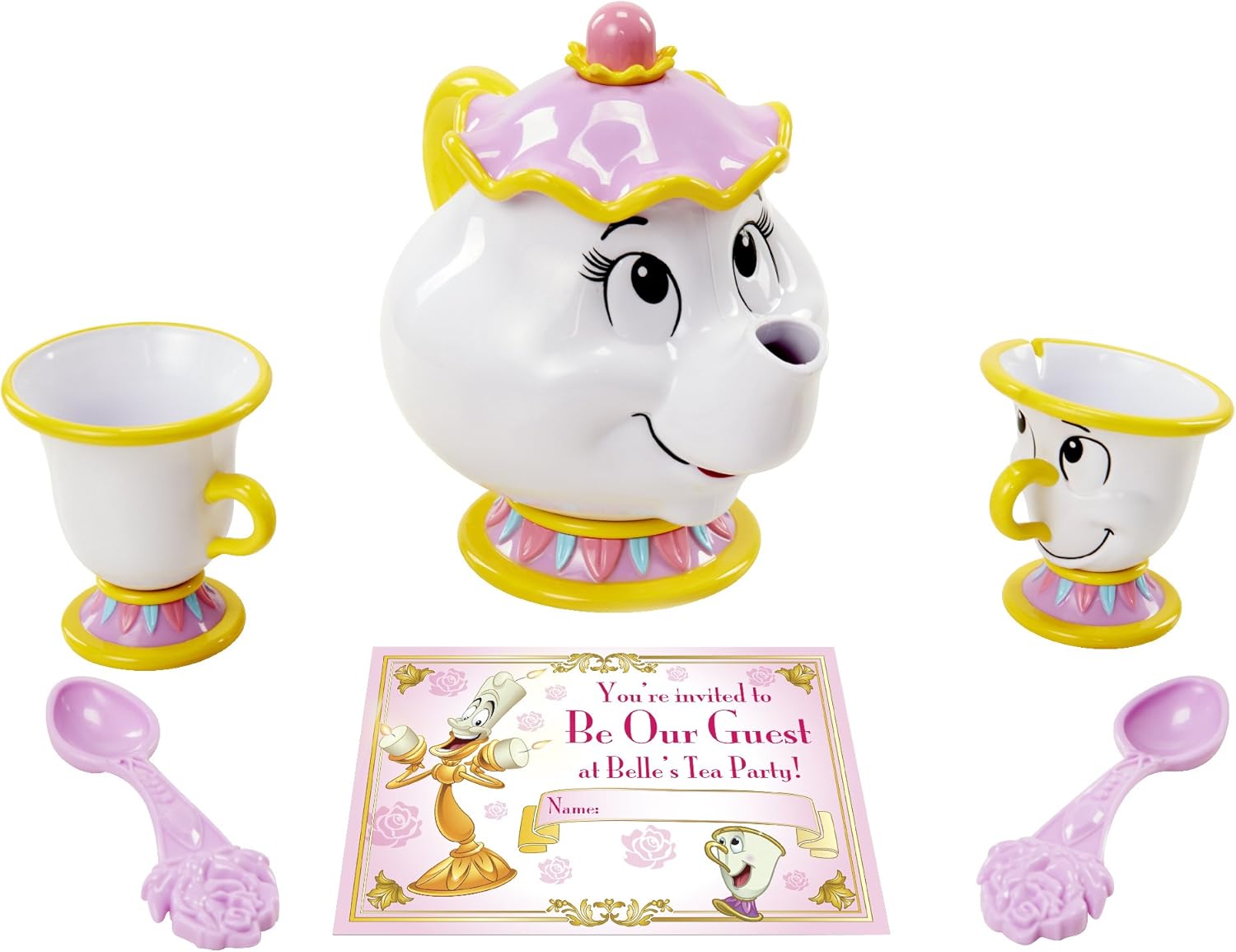 belle tea set cart