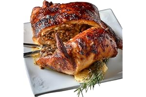 Creole Food Turducken (Crawfish Etoufee, 14lb) - Gourmet Stuffed Poultry Delight - Pre-Seasoned and Ready for Cooking to Simp