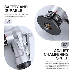 VISLONE Mini Pneumatic Chamfering Machine, 45