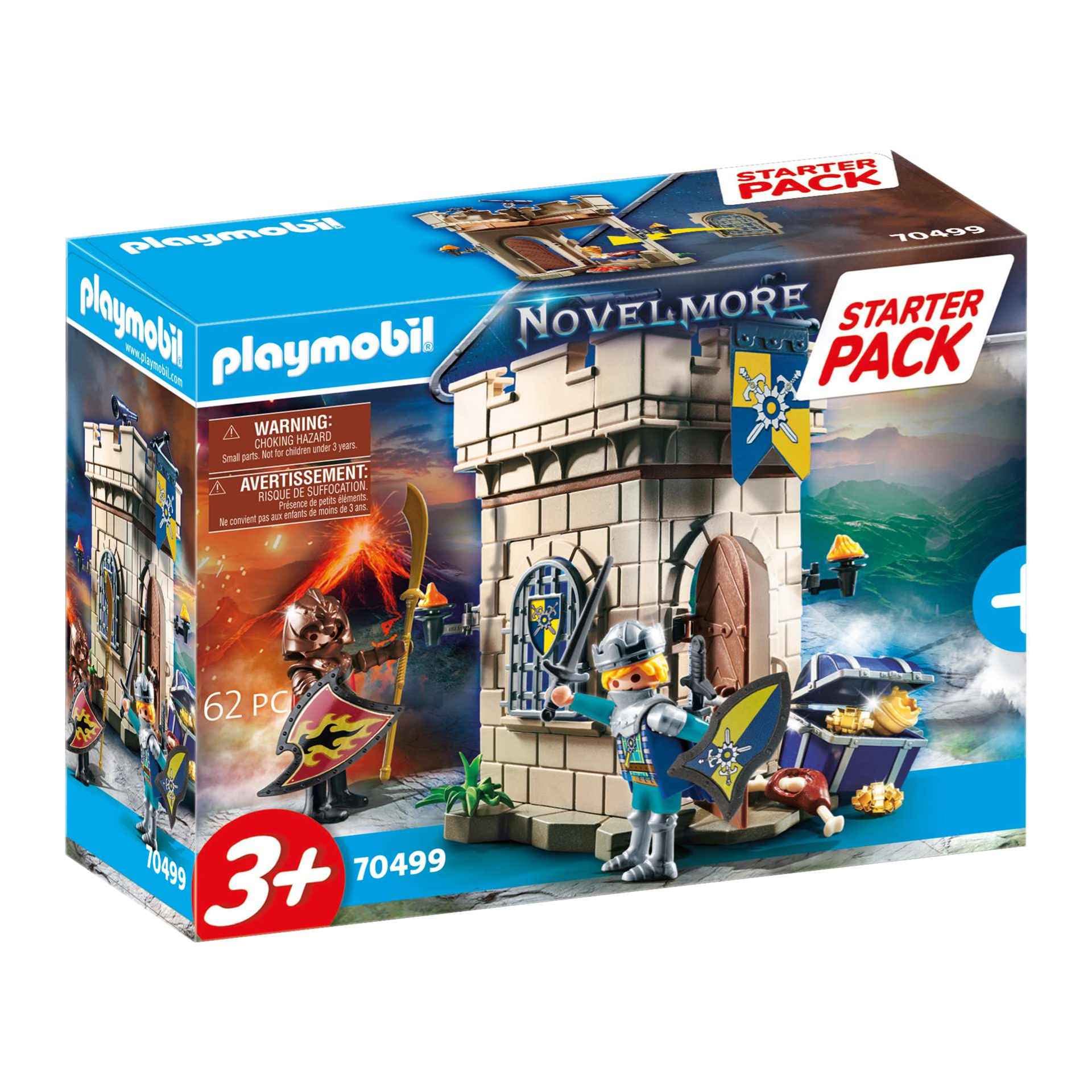 Playmobil 70499 Novelmore Knights' Fortress Large Starter Pack, for Children Ages 3+, Fun Imaginative Role-Play, PlaySets Suitable for Children Ages 4+