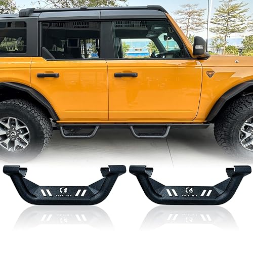 Bronco 4 Door Add on OEM Rock Rail Replace for Running Boards Side ...