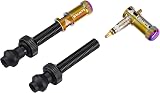 Granite Juicy Nipple Valve Cap with Core Remover - 6061 Alloy, Oil Slick view 3