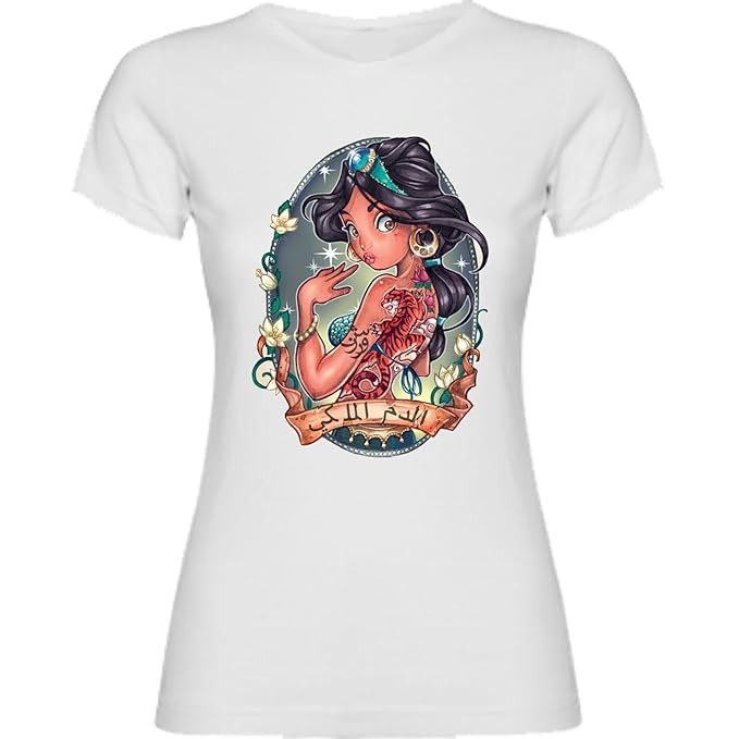 camiseta princesas tatuadas