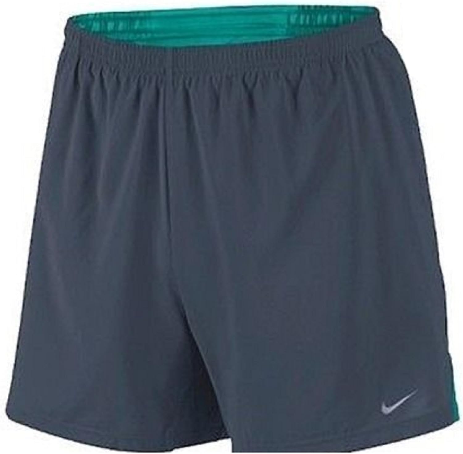 Short de corrida masculino Nike Distance Athletic 17, 78 cm (GG, azul obsidiano/verde) Amazon
