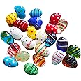 Sujeetec Crystal Easter Eggs Handmade Glass Eggs Decorative Home Decoration Ornament Collectible Figurine for Party Favor Craft Gift