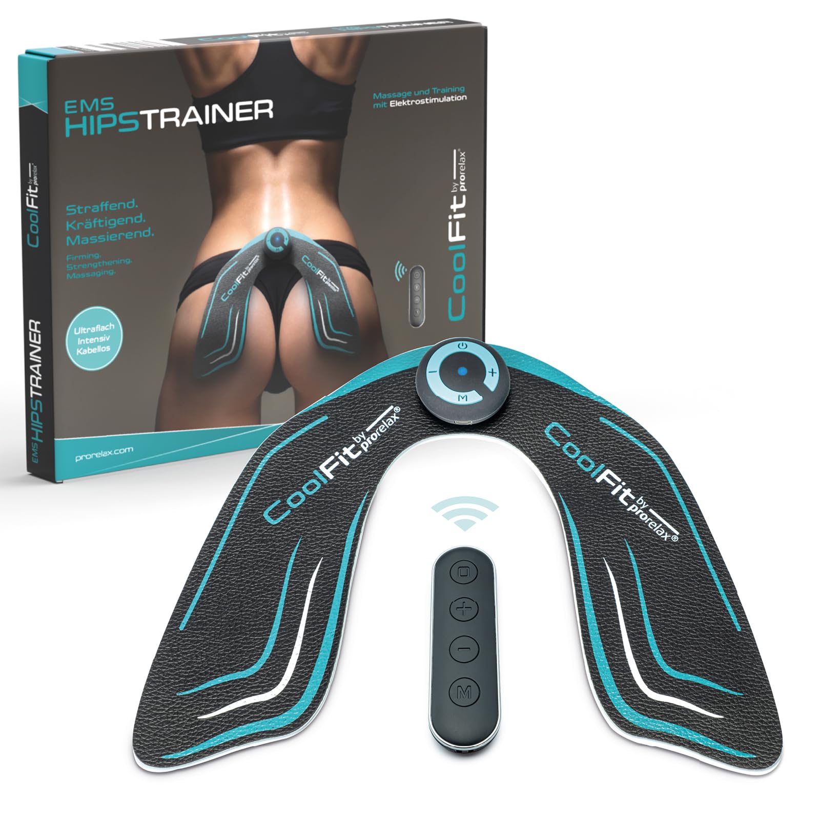 prorelax CoolFit EMS HipsTrainer - for More Tone and Firmness of The Muscles