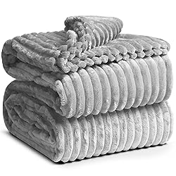 Clara Clark Cut Plush Fleece Throw Blanket - Twin