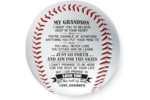 DOPTIKA Personalized Baseball Gifts for Men, Kids, Birthday Gifts for Him, Graduation Gifts for Grandson from Grandma, Grandpa, Grandparents Grandson Gifts, Teen Boy Gifts, Men Gifts for Birthday