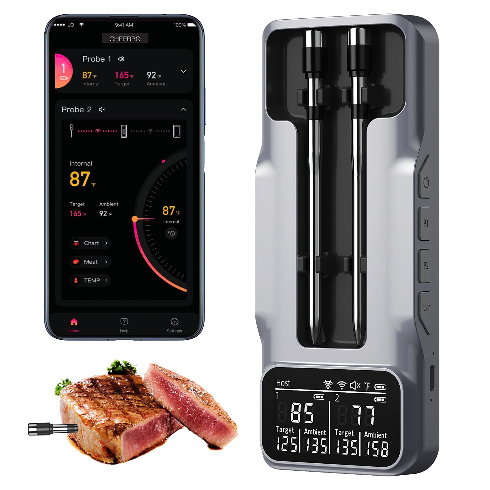 Smart Wireless Meat Thermometer product image 3
