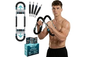 Twister Arm Trainer | Chest Workout Equipment Also for Biceps, Shoulders, Forearms, Back, Legs; Arm Chest Trainer for Men, Wo