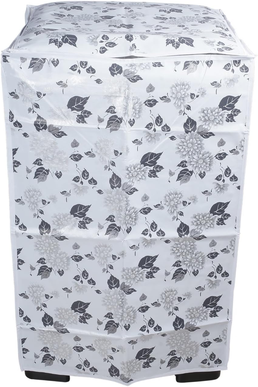 peretail Top Loading Washing Machine Cover Suitable for Whirlpool Bloom Wash 360 Degree Graphite 8-10Kg (Multicolour)
