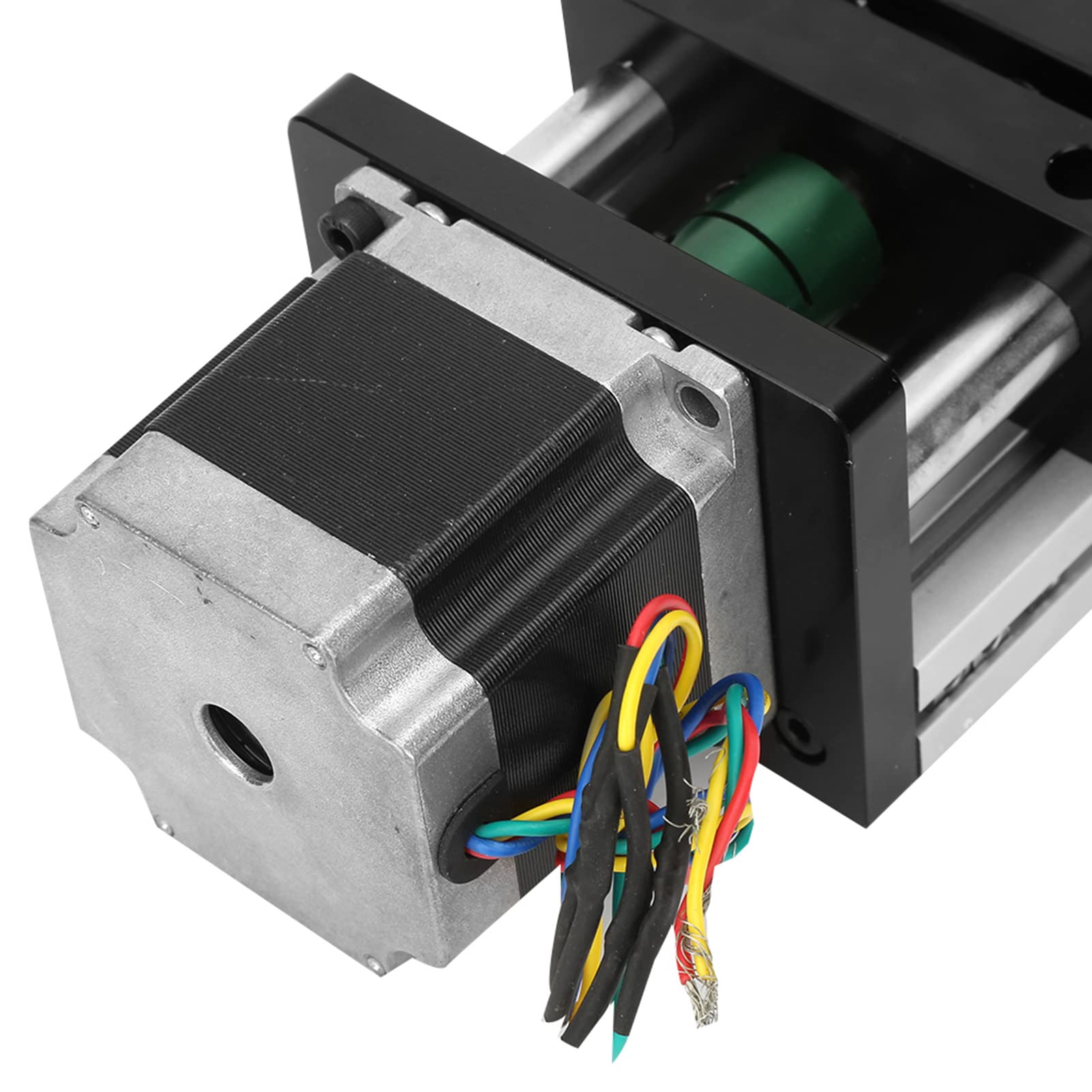 Garosa 200MM Travel Length Aluminum Alloy Double Shaft Ball Screw Linear Guide Slide Rail with 57 Stepper Motor for Automation Equipment Industrial Use