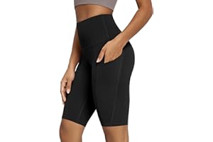 ODODOS Women's Tummy Control Biker Shorts 2.0 with Pockets High Waist Athletic Workout Yoga Shorts-3.5''/ 5"/ 8" / 10" Inseam