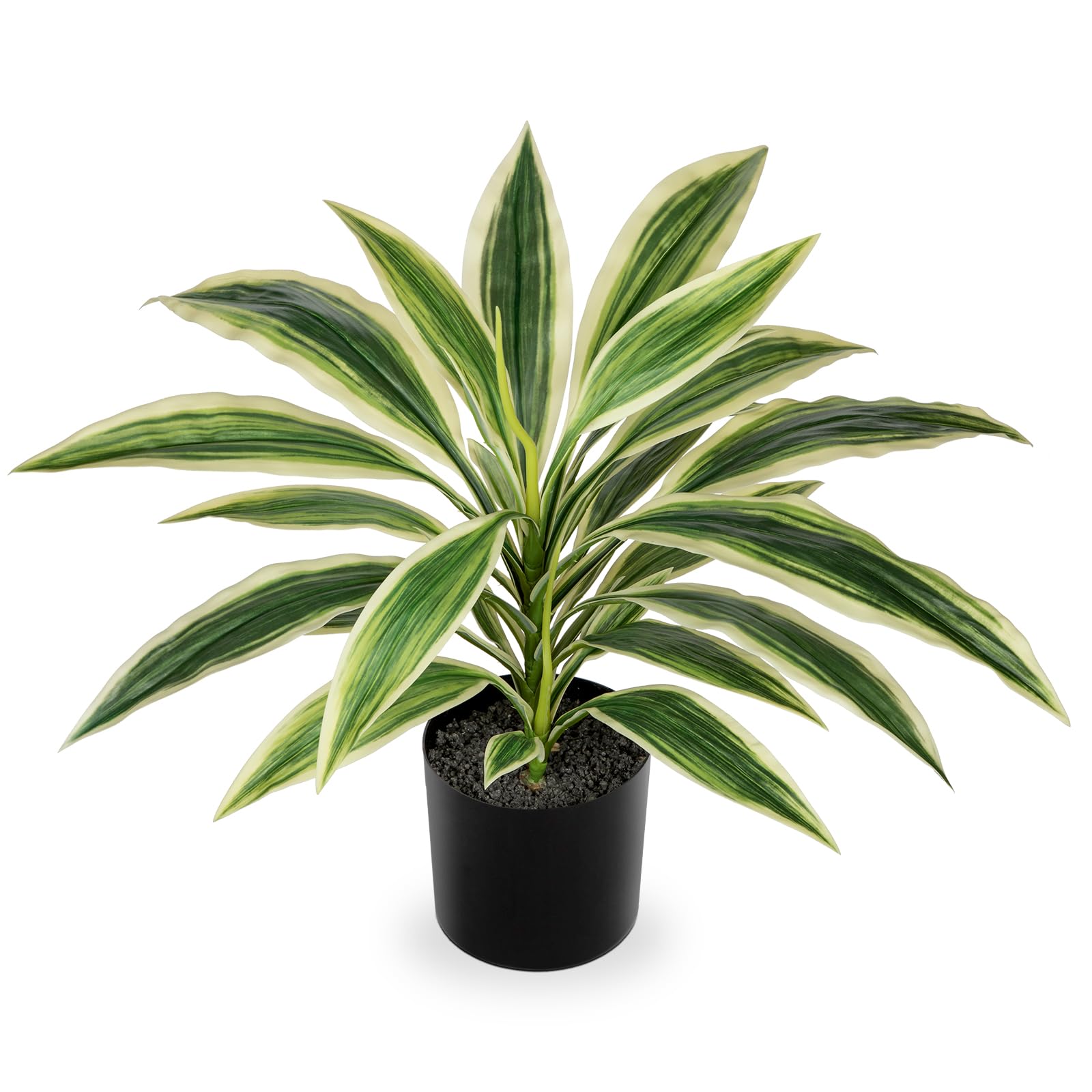 Artificial Plants Indoor with Pot 18" Fake Potted Plants Medium Artificial  Dr... | eBay