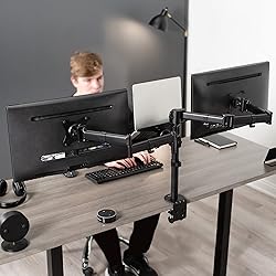 VIVO Dual Monitor + Laptop Mount for 13 to 27 inch