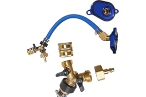 6.0L Oil Cooler Flush Kit with T-Port Adapter - Compatible with Ford VT365 & VT275 Engines (2003-2010)