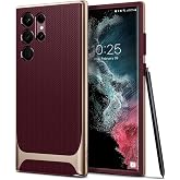 Spigen Neo Hybrid Designed for Galaxy S22 Ultra Case (2022) - Burgundy