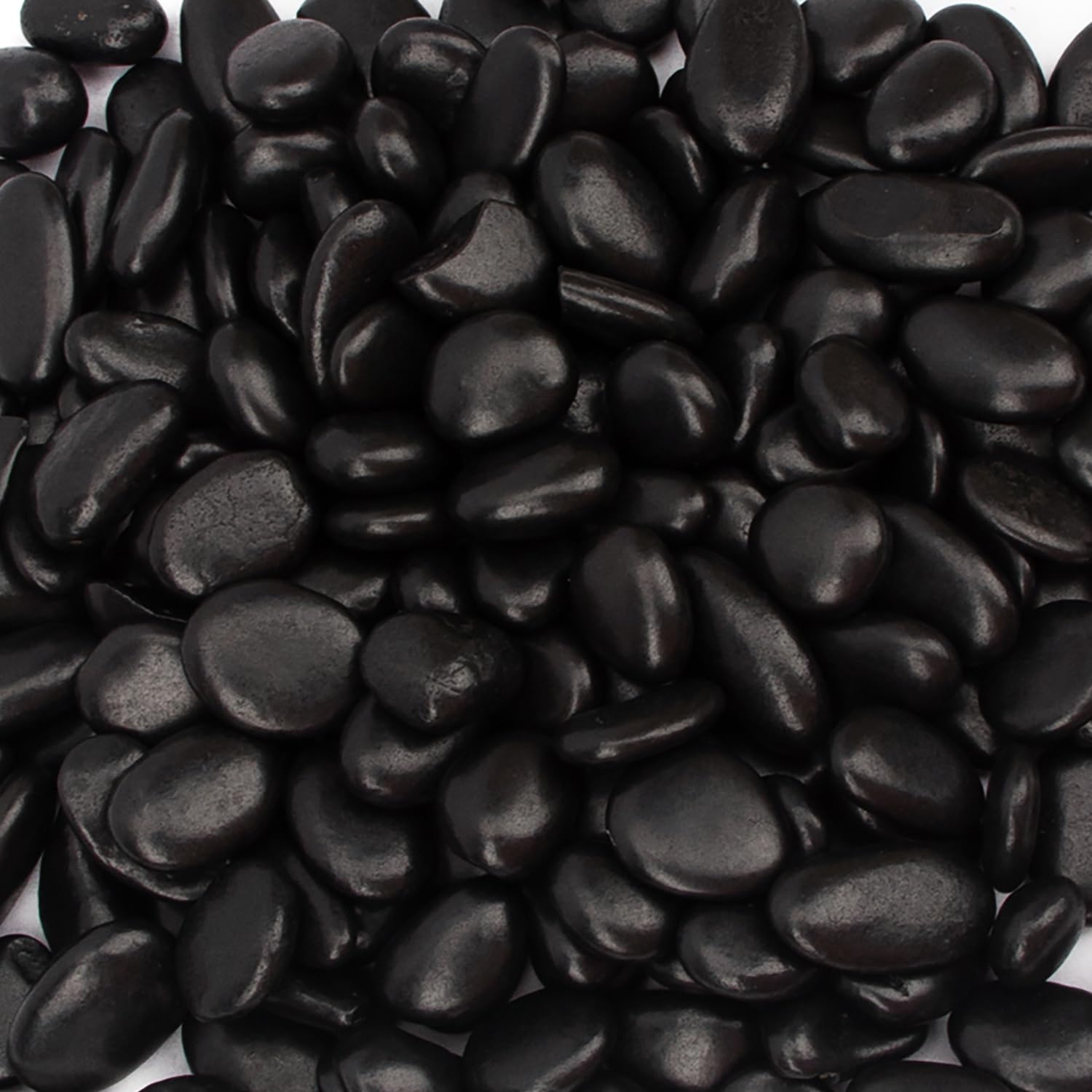 Photo 1 of  Natural Polished Decorative Gravel - Small Black Stones, Aquarium Gravel & Garden Ornamental Pebbles